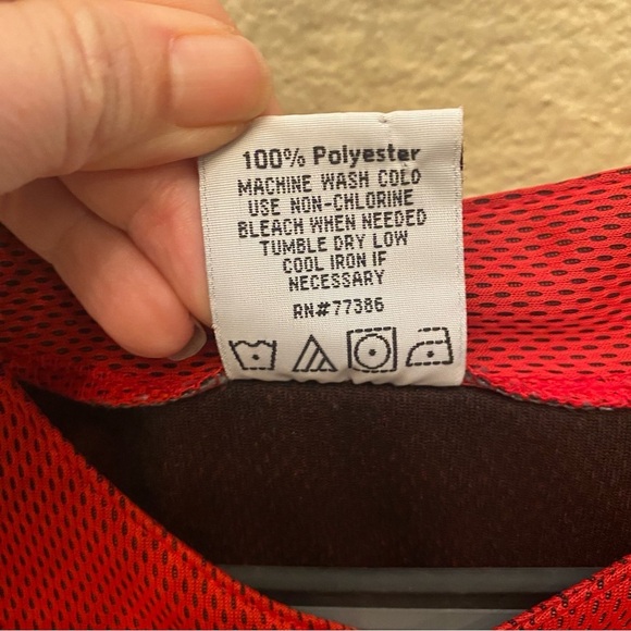 Vintage Angels Red 2003 Baseball Embroidery Buttoned Jersey Size Large - Picture 8 of 8